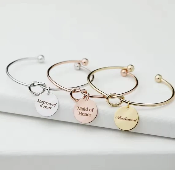 3 Personalized Handwriting Bracelets gold silver and rose gold