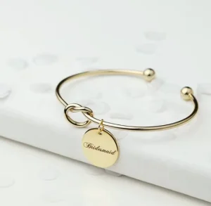 Personalized Handwriting Knot Bracelet