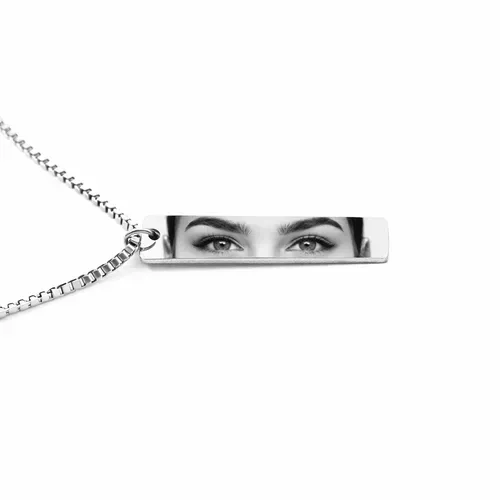 Personalized Eye Photo Necklace